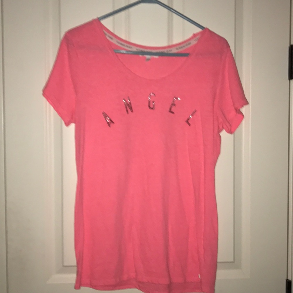 My pink angel top